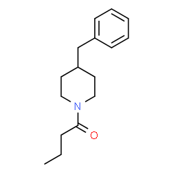 ChemSpider 2D Image | 1-(4-Benzyl-1-piperidinyl)-1-butanone | C16H23NO