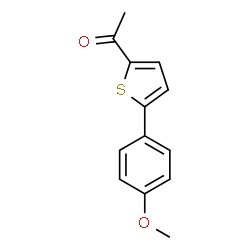 ChemSpider 2D Image | 1-[5-(4-Methoxyphenyl)-2-thienyl]ethanone | C13H12O2S