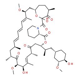 ChemSpider 2D Image | 9,14-Deepoxy-15-deoxo-14-deoxy-9,15-epoxy-15-hydroxy-14-oxorapamycin | C51H79NO13