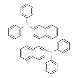 ChemSpider 2D Image | 1,1'-Binaphthalene-2,3'-diylbis(diphenylphosphine) | C44H32P2