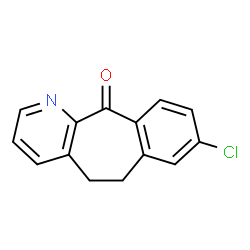 ChemSpider 2D Image | 8-Chloro-10,11-dihydro-4-aza-5H-dibenzo[a,d]cycloheptan-5-one | C14H10ClNO