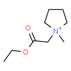 ChemSpider 2D Image | 1-(2-Ethoxy-2-oxoethyl)-1-methylpyrrolidinium | C9H18NO2