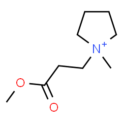 ChemSpider 2D Image | 1-(3-Methoxy-3-oxopropyl)-1-methylpyrrolidinium | C9H18NO2