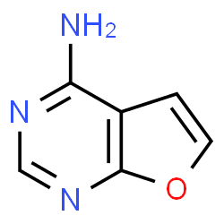 ChemSpider 2D Image | furo[2,3-d]pyrimidin-4-amine | C6H5N3O
