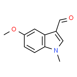 ChemSpider 2D Image | 5-METHOXY-1-METHYLINDOLE-3-CARBOXALDEHYDE | C11H11NO2