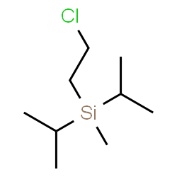ChemSpider 2D Image | (2-Chloroethyl)(diisopropyl)methylsilane | C9H21ClSi