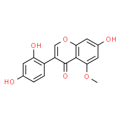 ChemSpider 2D Image | Barpisoflavone A | C16H12O6