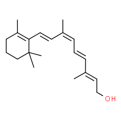 ChemSpider 2D Image | 9-cis-Retinol | C20H30O
