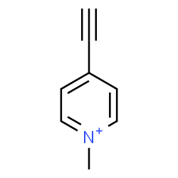 ChemSpider 2D Image | 4-Ethynyl-1-methylpyridinium | C8H8N
