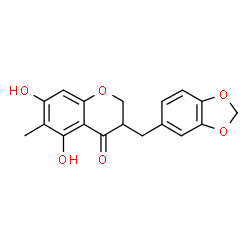 ChemSpider 2D Image | Ophiopogonanone A | C18H16O6