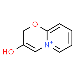 ChemSpider 2D Image | 2H-pyrido[2,1-b][1,3]oxazin-5-ium-3-ol | C8H8NO2