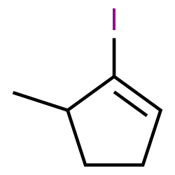 ChemSpider 2D Image | 1-Iodo-5-methylcyclopentene | C6H9I