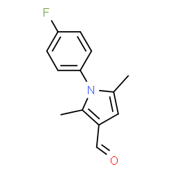 ChemSpider 2D Image | 1-(4-fluorophenyl)-2,5-dimethylpyrrole-3-carbaldehyde | C13H12FNO