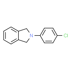ChemSpider 2D Image | 2-(4-Chlorophenyl)isoindoline | C14H12ClN
