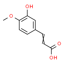 ChemSpider 2D Image | Isoferulic acid | C10H10O4