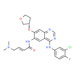 ChemSpider 2D Image | Afatinib | C24H25ClFN5O3