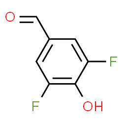 ChemSpider 2D Image | 3,5-Difluoro-4-hydroxybenzaldehyde | C7H4F2O2
