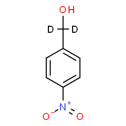 ChemSpider 2D Image | (4-Nitrophenyl)(~2~H_2_)methanol | C7H5D2NO3