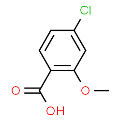 ChemSpider 2D Image | 4-chloro-o-anisic acid | C8H7ClO3