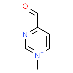ChemSpider 2D Image | 4-Formyl-1-methylpyrimidin-1-ium | C6H7N2O