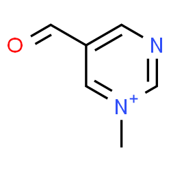 ChemSpider 2D Image | 5-Formyl-1-methylpyrimidin-1-ium | C6H7N2O