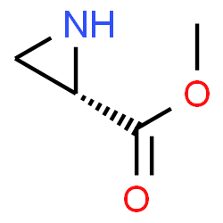 ChemSpider 2D Image | Methyl (2S)-2-aziridinecarboxylate | C4H7NO2
