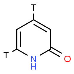 ChemSpider 2D Image | 4,6-ditritio-1H-pyridin-2-one | C5H3T2NO