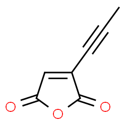 ChemSpider 2D Image | 3-(1-Propyn-1-yl)-2,5-furandione | C7H4O3