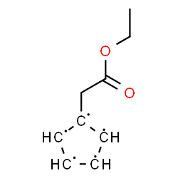 ChemSpider 2D Image | 1-(2-Ethoxy-2-oxoethyl)-1,2,3,4,5-cyclopentanepentayl | C9H11O2
