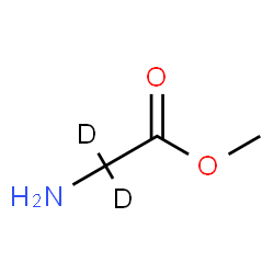 ChemSpider 2D Image | Methyl (2,2-~2~H_2_)glycinate | C3H5D2NO2