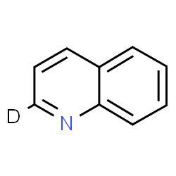 ChemSpider 2D Image | (2-~2~H)Quinoline | C9H6DN