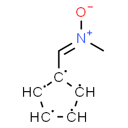 ChemSpider 2D Image | 1-{(E)-[Methyl(oxido)-lambda~5~-azanylidene]methyl}-1,2,3,4,5-cyclopentanepentayl | C7H8NO