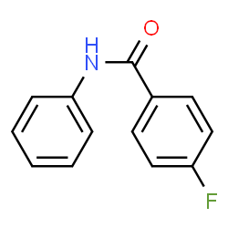 ChemSpider 2D Image | 4-Fluoro-N-phenylbenzamide | C13H10FNO