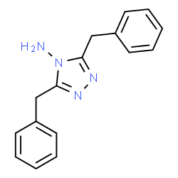 ChemSpider 2D Image | 3,5-Dibenzyl-4H-1,2,4-triazol-4-amine | C16H16N4