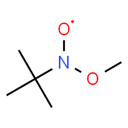 ChemSpider 2D Image | N-$l^{1}-oxidanyl-N-methoxy-2-methyl-propan-2-amine | C5H12NO2