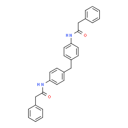 ChemSpider 2D Image | N,N'-(Methylenedi-4,1-phenylene)bis(2-phenylacetamide) | C29H26N2O2