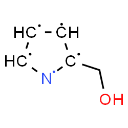 ChemSpider 2D Image | 2-(Hydroxymethyl)-1,2,3,4,5-pyrrolidinepentayl | C5H6NO