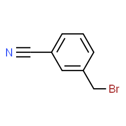 ChemSpider 2D Image | 3-Cyanobenzyl bromide | C8H6BrN