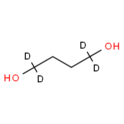 ChemSpider 2D Image | 1,4-Butane-1,1,4,4-d4-diol | C4H6D4O2