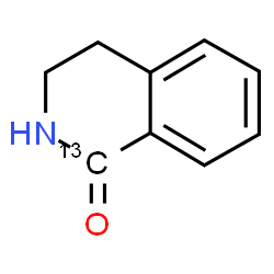ChemSpider 2D Image | (1-~13~C)-3,4-Dihydro-1(2H)-isoquinolinone | C813CH9NO