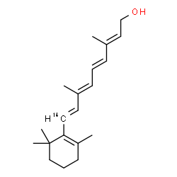 ChemSpider 2D Image | (7-~14~C)Retinol | C1914CH30O