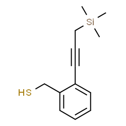 ChemSpider 2D Image | {2-[3-(Trimethylsilyl)-1-propyn-1-yl]phenyl}methanethiol | C13H18SSi