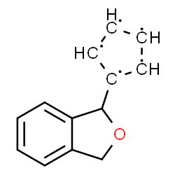 ChemSpider 2D Image | 1-(1,3-Dihydro-2-benzofuran-1-yl)-1,2,3,4,5-cyclopentanepentayl | C13H11O