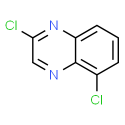 ChemSpider 2D Image | 2,5-Dichloroquinoxaline | C8H4Cl2N2