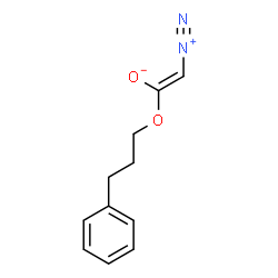 ChemSpider 2D Image | (E)-2-Diazonio-1-(3-phenylpropoxy)ethenolate | C11H12N2O2