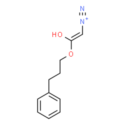 ChemSpider 2D Image | (E)-2-Hydroxy-2-(3-phenylpropoxy)ethenediazonium | C11H13N2O2