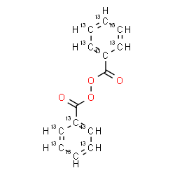 ChemSpider 2D Image | Bis[(~13~C_6_)phenyl]peroxyanhydride | C213C12H10O4