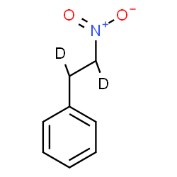 ChemSpider 2D Image | (1,2-dideuterio-2-nitro-ethyl)benzene | C8H7D2NO2