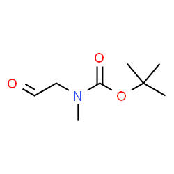 ChemSpider 2D Image | tert-butyl methyl(2-oxoethyl)carbamate | C8H15NO3