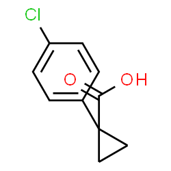 ChemSpider 2D Image | 1-(4-Chlorophenyl)cyclopropanecarboxylic acid | C10H9ClO2